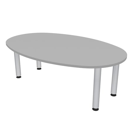 Skutchi Designs 45.25 in W, 71.5 in L, 29 in H, Engineered Wood Top, Grey HAR-BOVL-46X72-PT-01